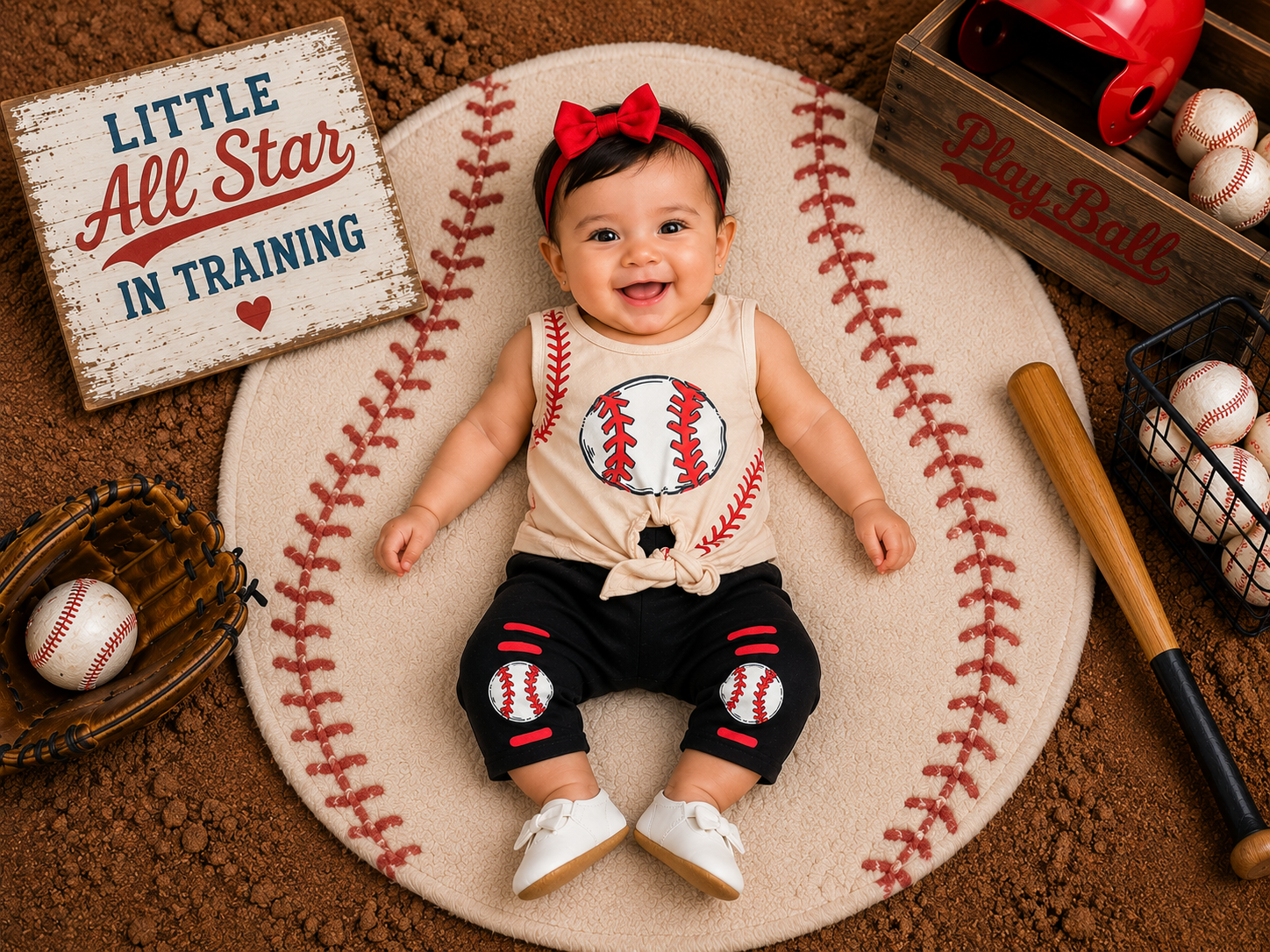 Pink Baseball 2 pc