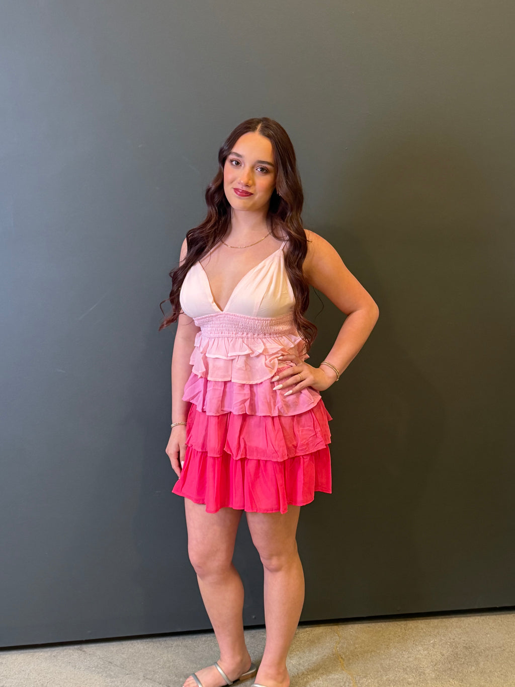 Color Block Mini Dress