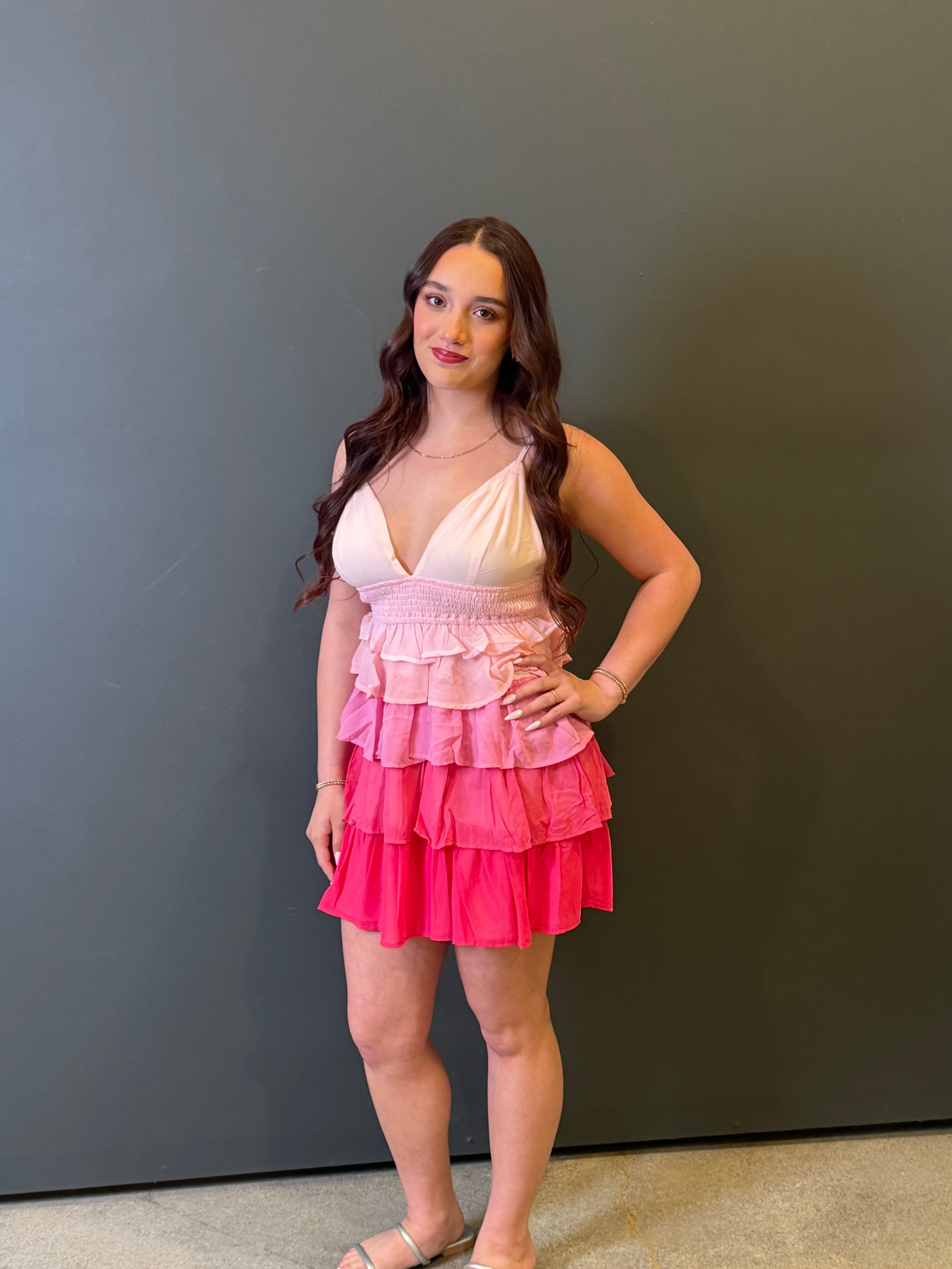 Color Block Mini Dress