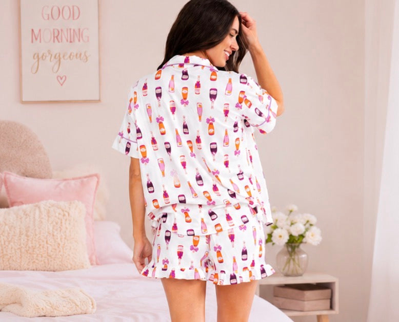 Wine Down & Dream Pajama Set