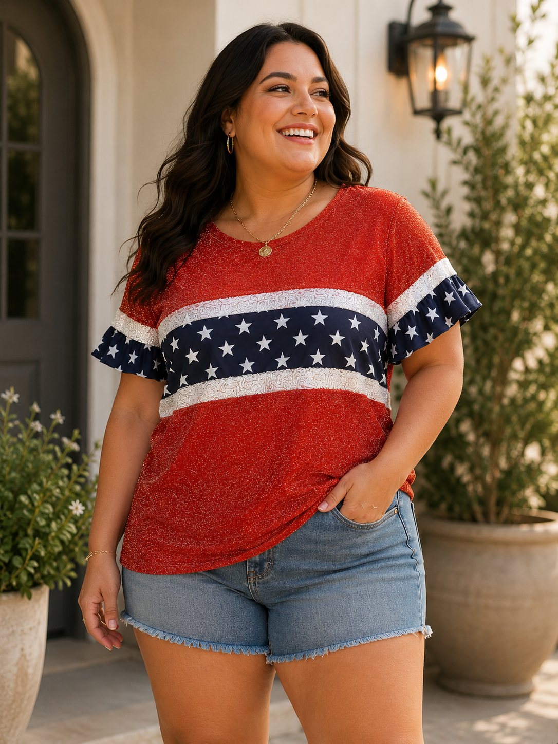 Stars, Stripes & Sparkle Top