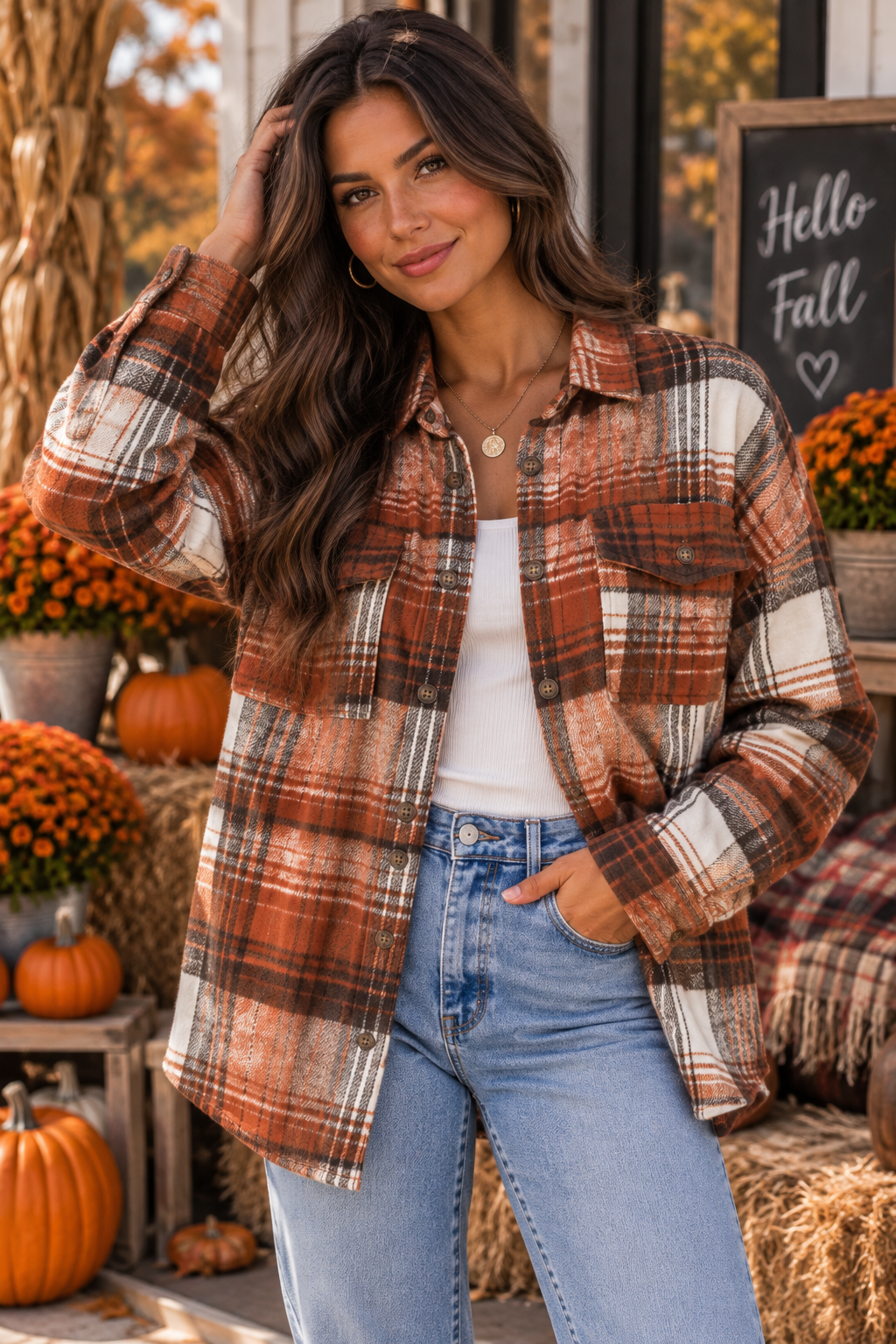 🍂 Autumn Plaid Shacket