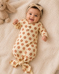 Floral Print Baby Gown
