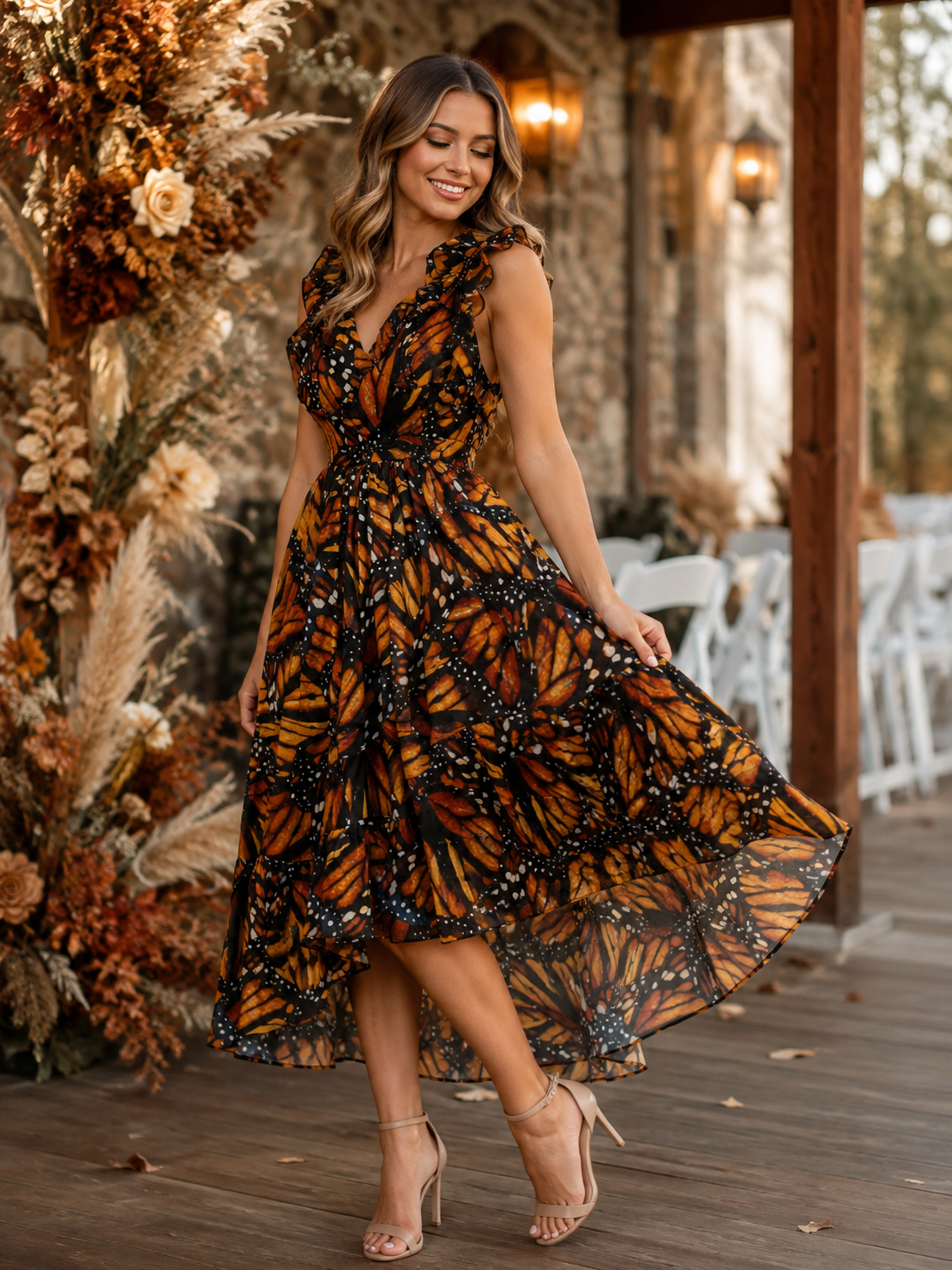 Monarch Moment Dress 🦋🍂