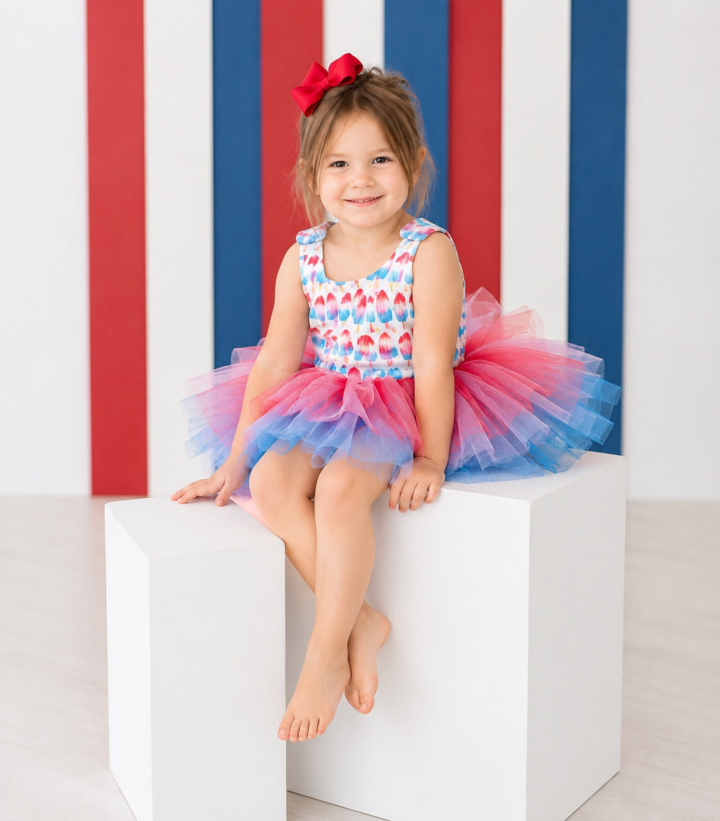 Red White and Cute TuTu Dress
