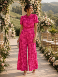 Fuchsia Floral Jumpsuit 🌸💗