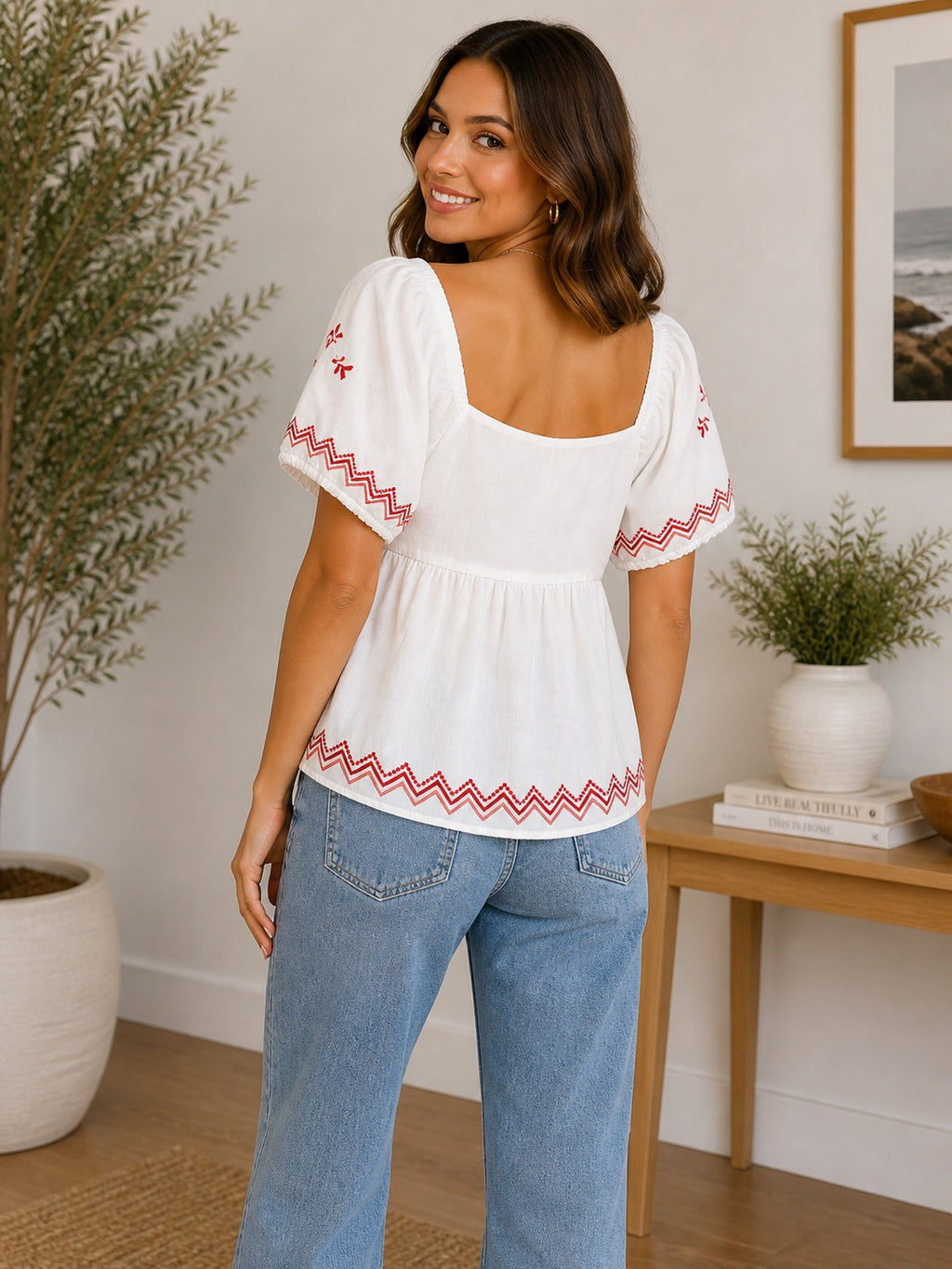 Canyon Rose Boho Blouse