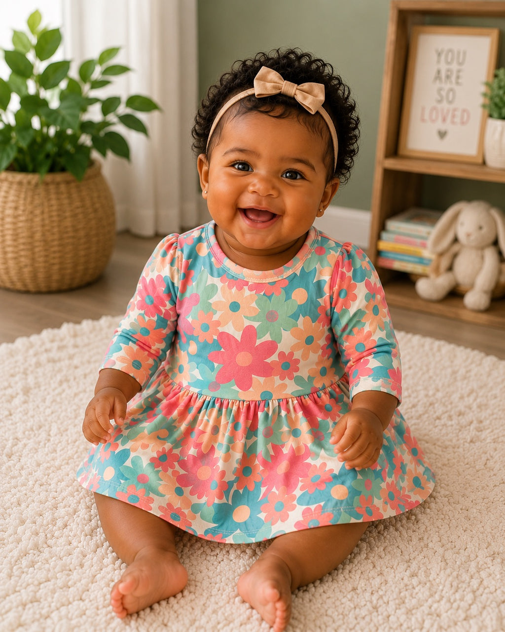 Petal Perfection Twirl Dress