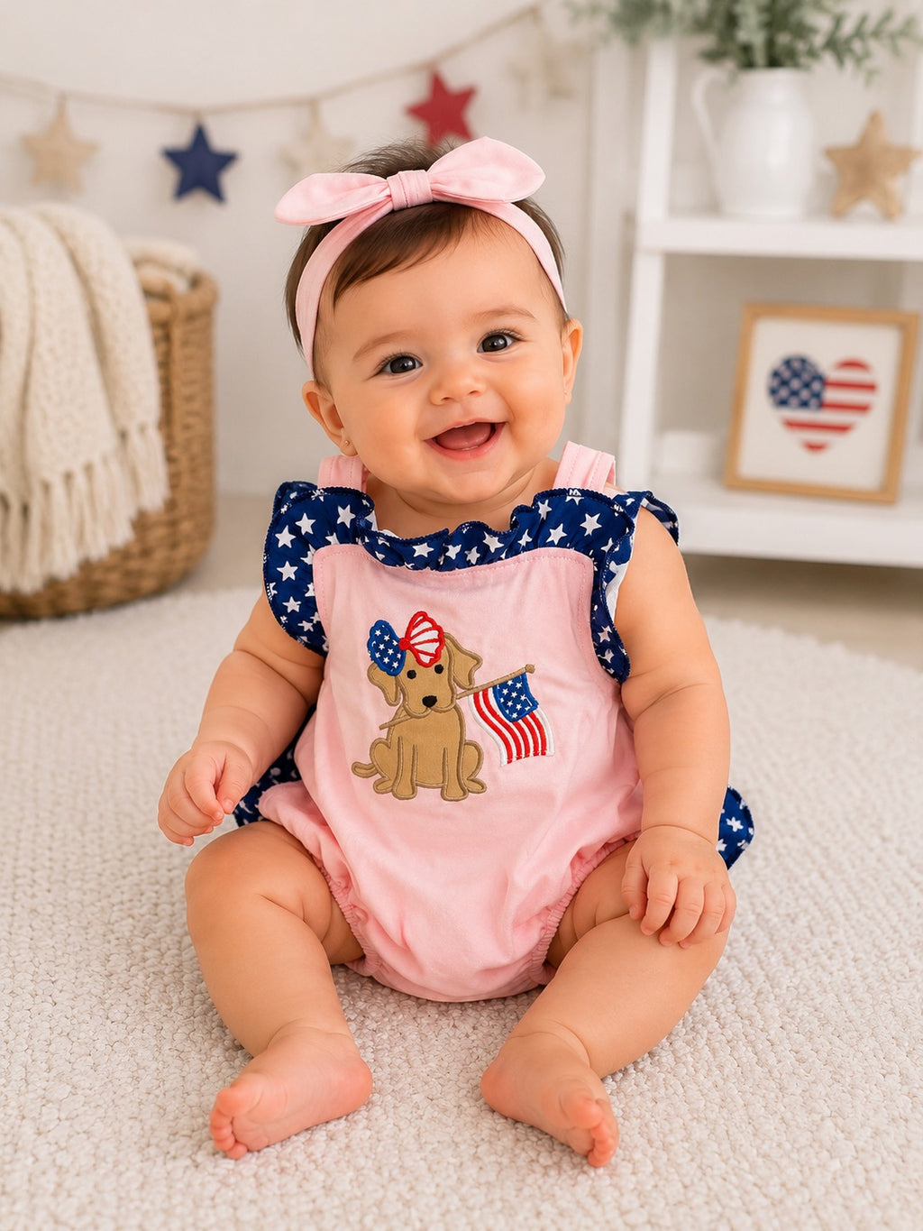 Furry American Friend Romper