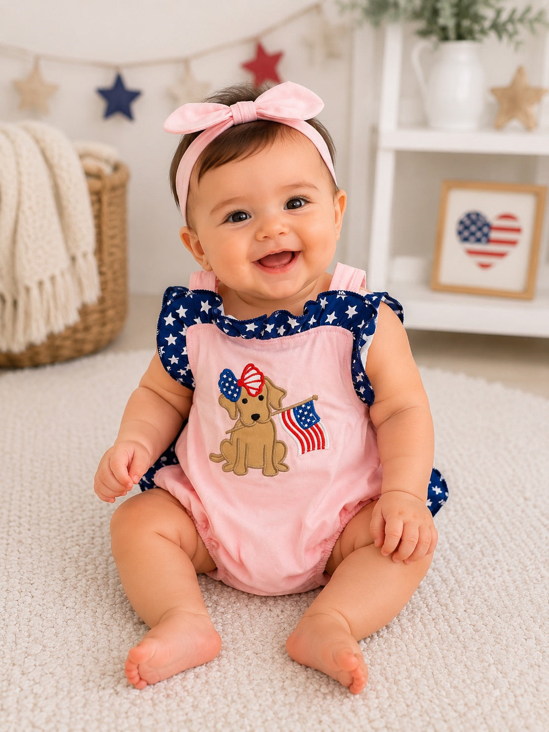 Furry American Friend Romper