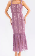 Purple Lace Dress