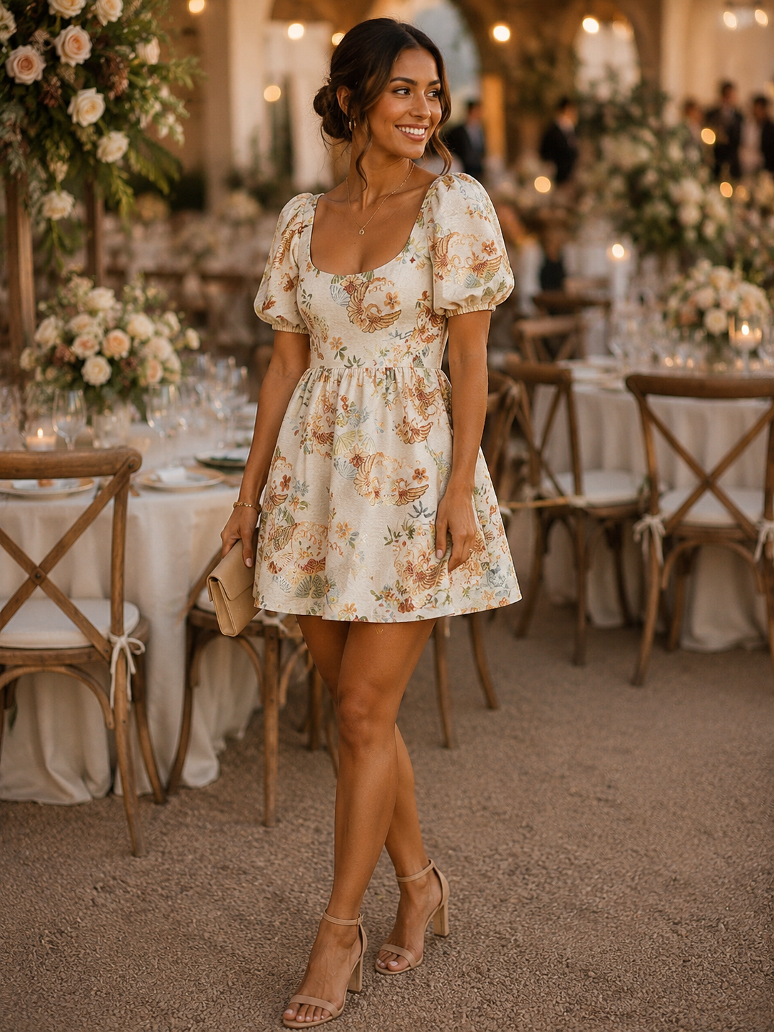 Vintage Garden Dress 🌿🤍