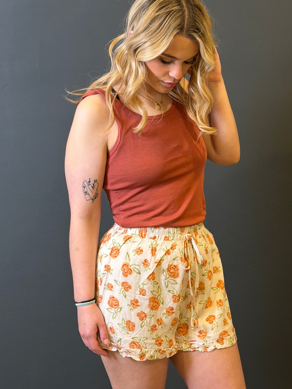 Floral Mini Shorts