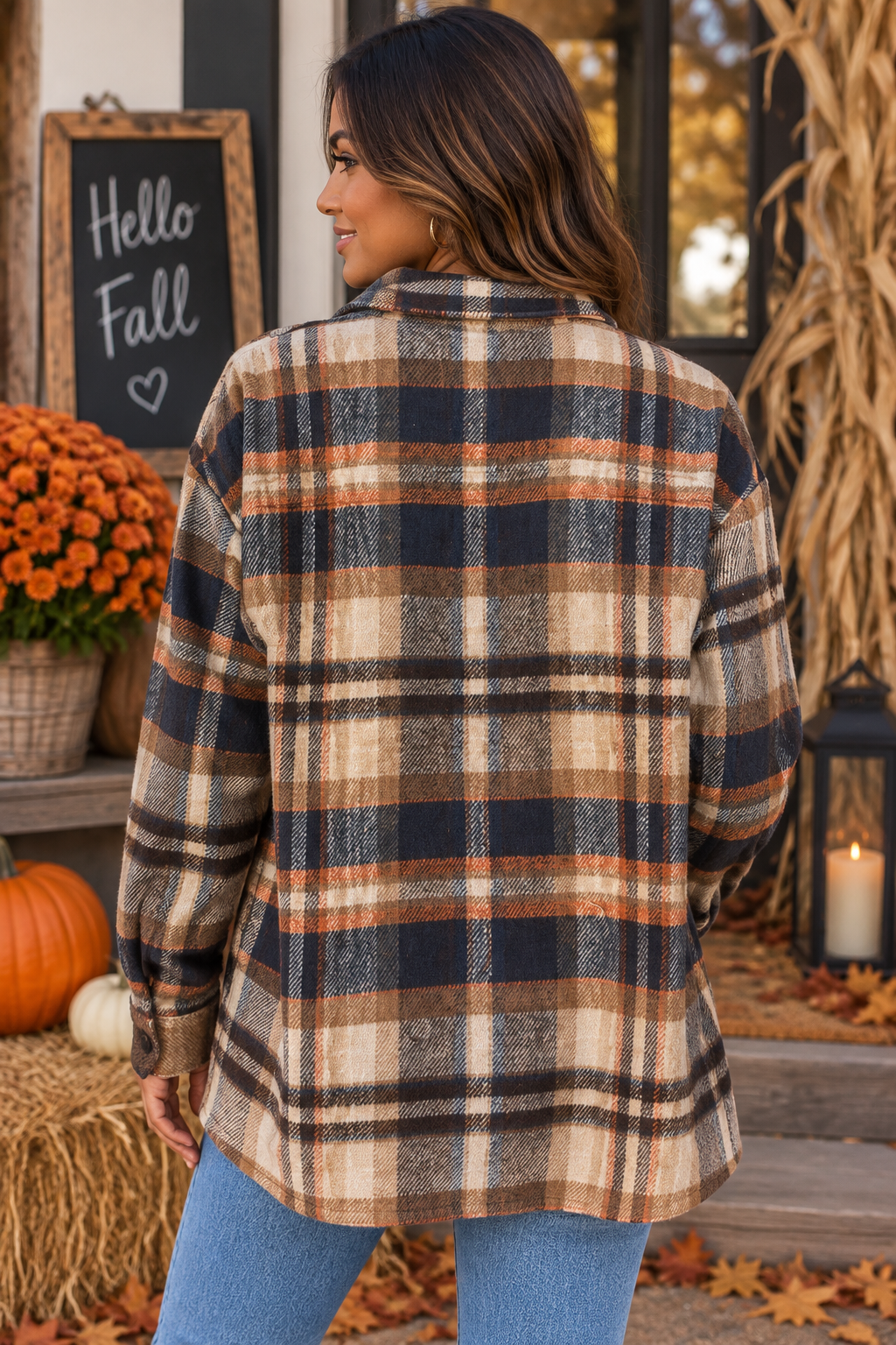🍁 Harvest Plaid Shacket