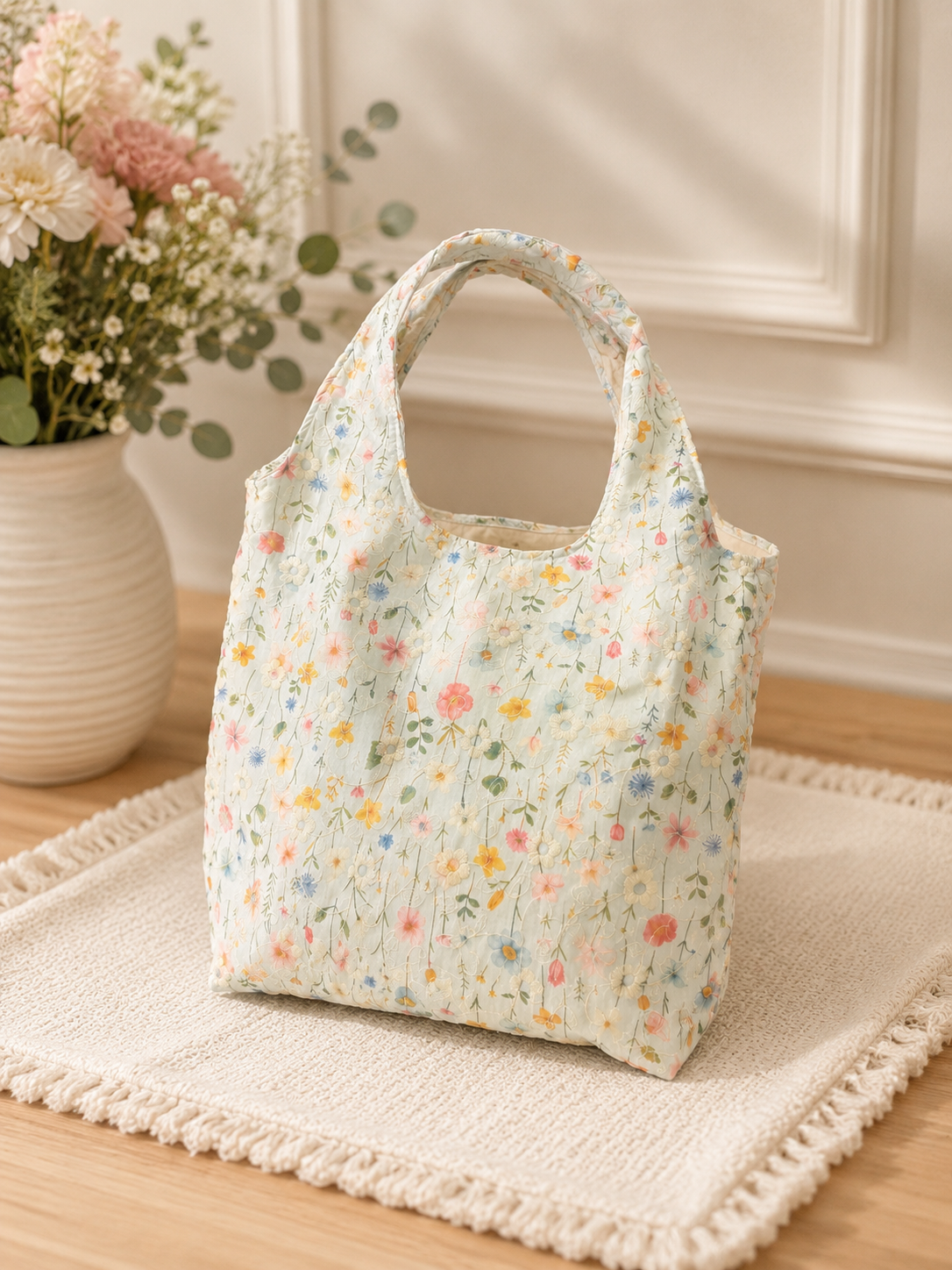 Ditsy Floral Large Tote Bag