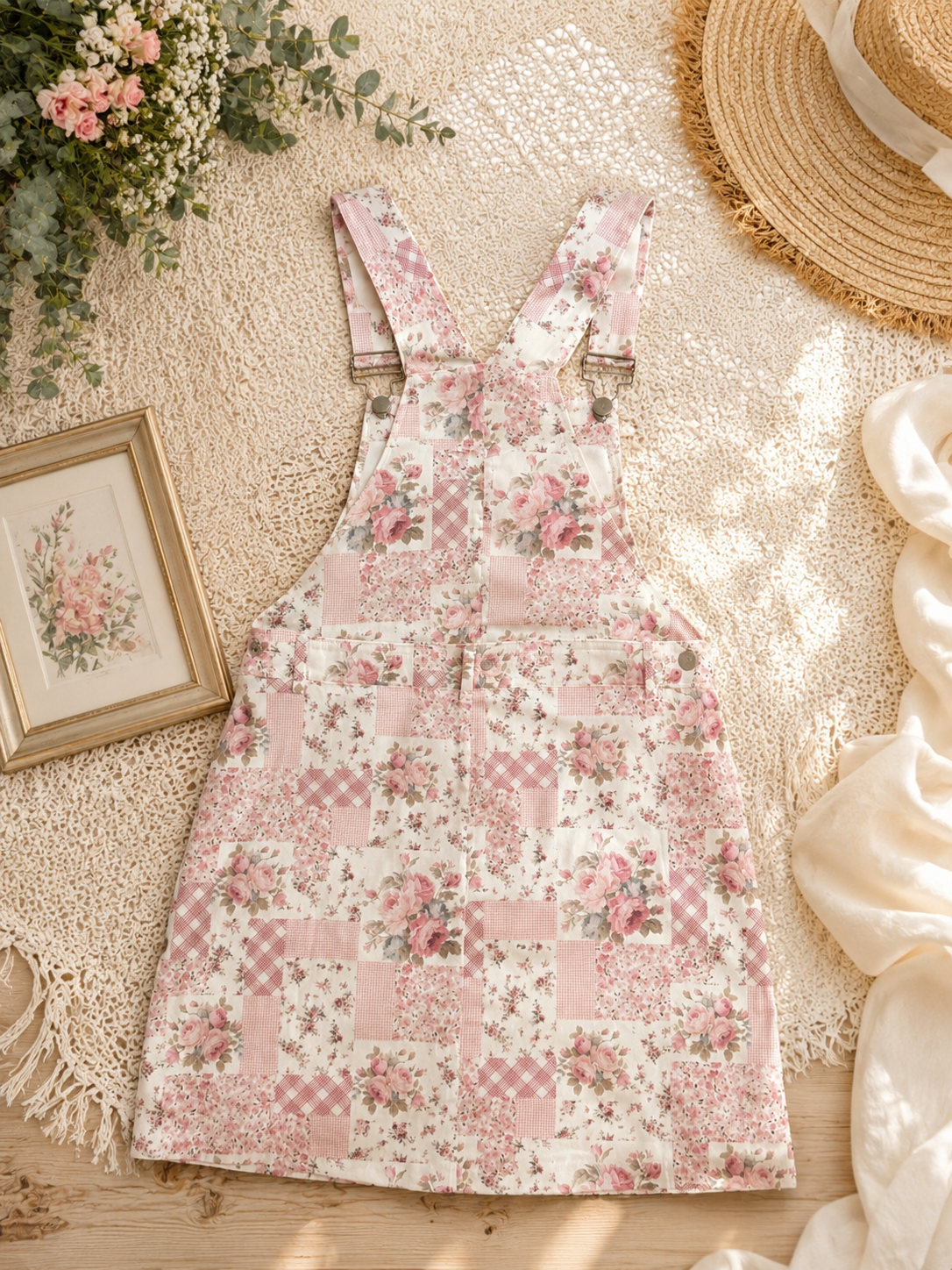 Sweet Magnolia Overall Dress