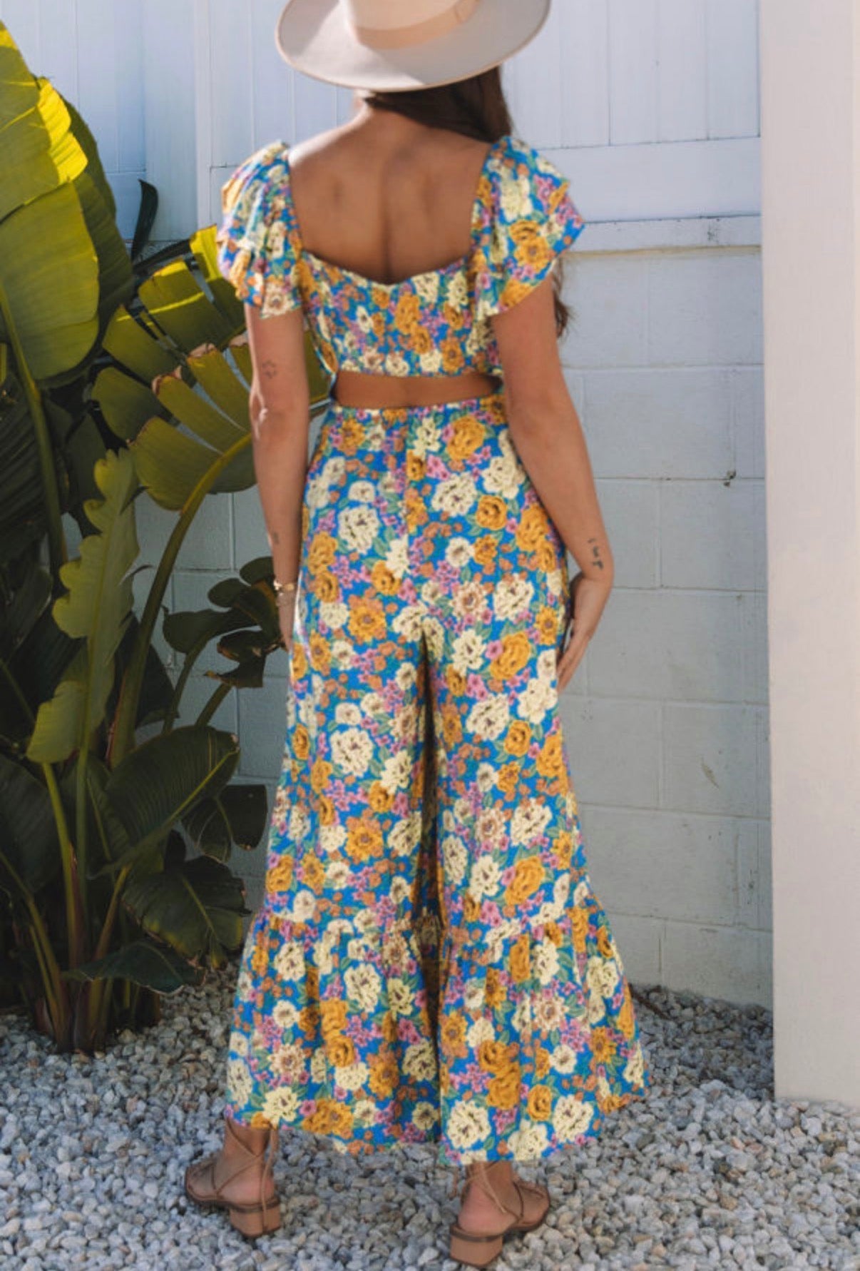 Golden Bloom Jumpsuit