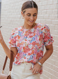 Multicolor Mix Floral Blouse