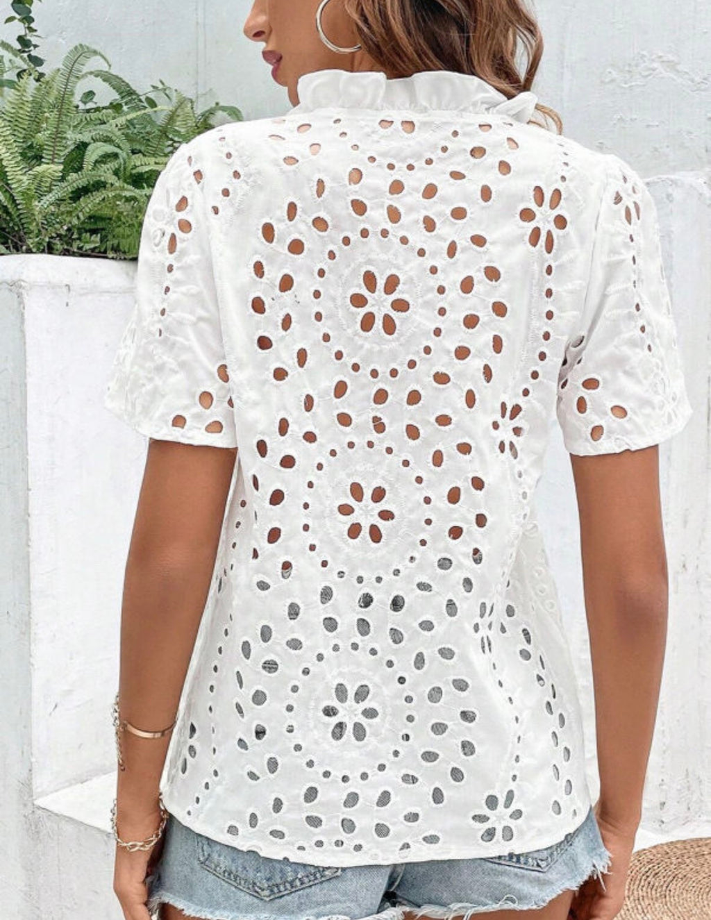Eyelet Top
