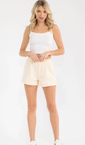 Cotton Basic Mini Shorts