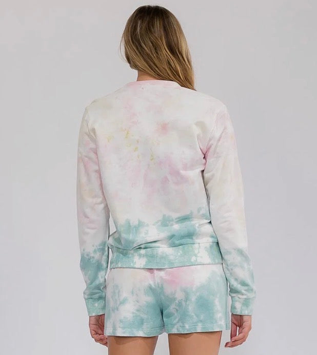 Tie Dye Zipper Jacket