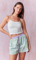 Floral Poplin Shorts