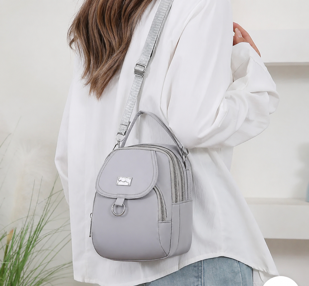 Multi Layer Mini Crossbody Purse that is Water Resistant