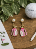 Golf Baseball Earrings