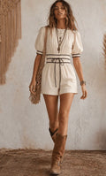 Color-block Romper