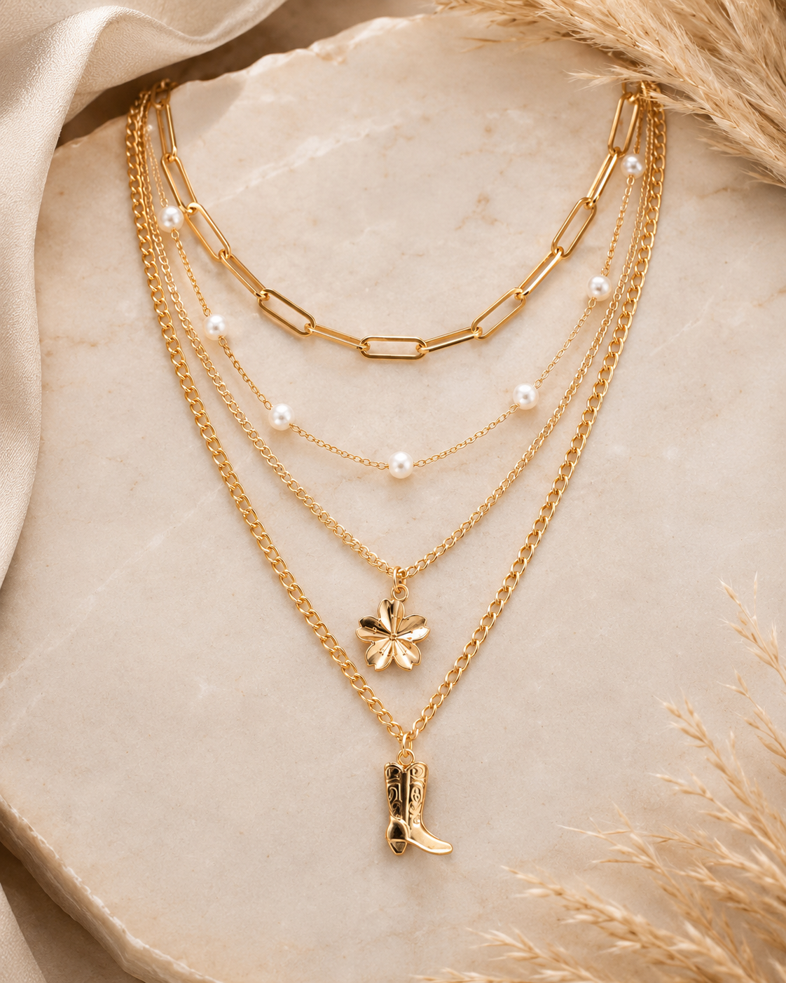 Lucky Trails Layered Necklace