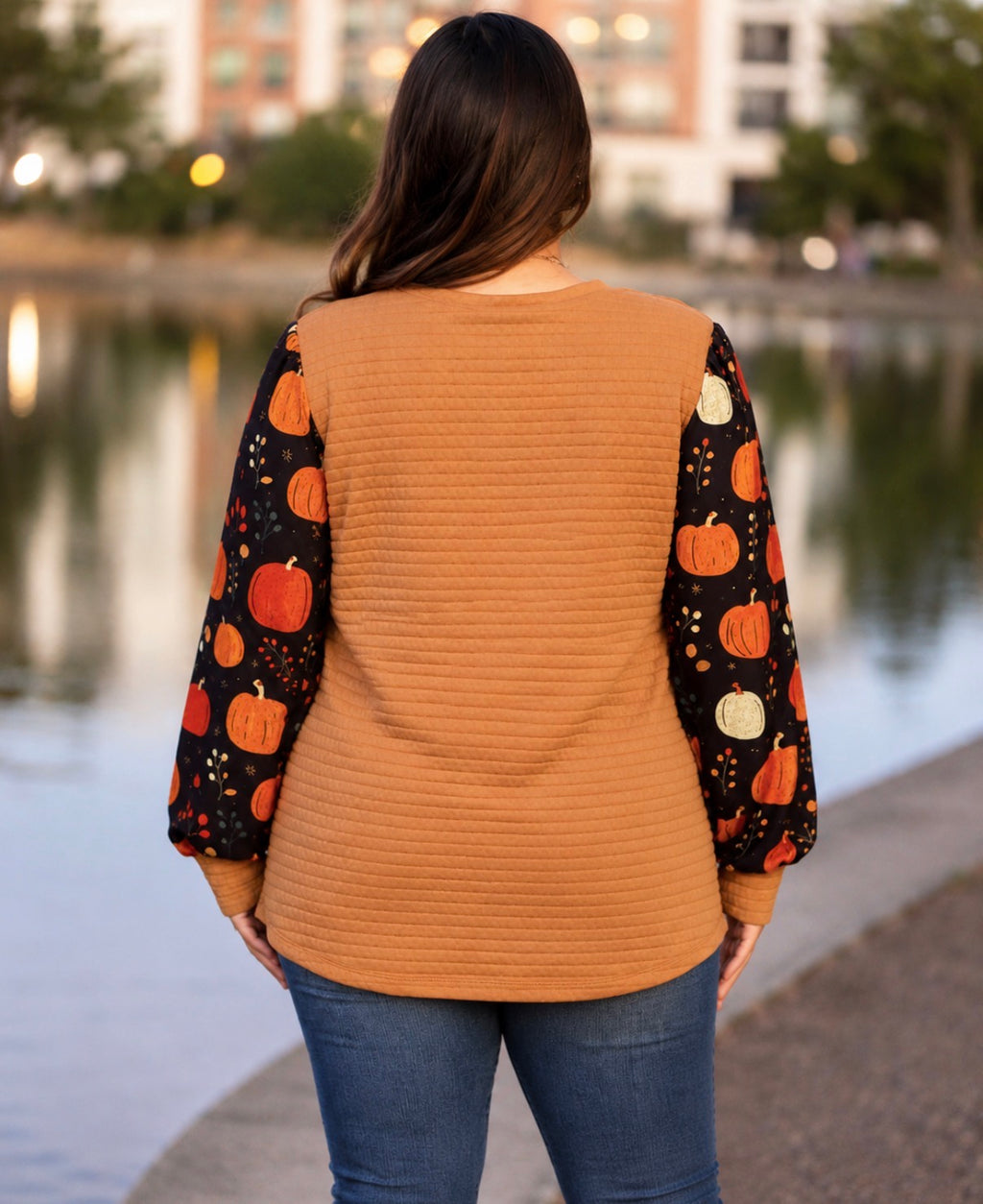 Pumpkin Patch Sleeve Top 🎃