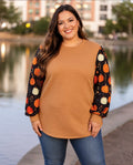 Pumpkin Patch Sleeve Top 🎃