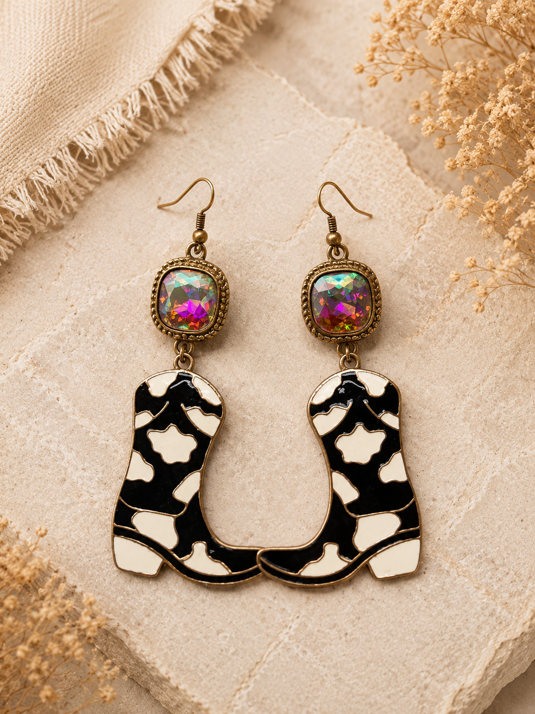 Boots & Bling Earrings