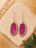 Raspberry Radiance Earrings