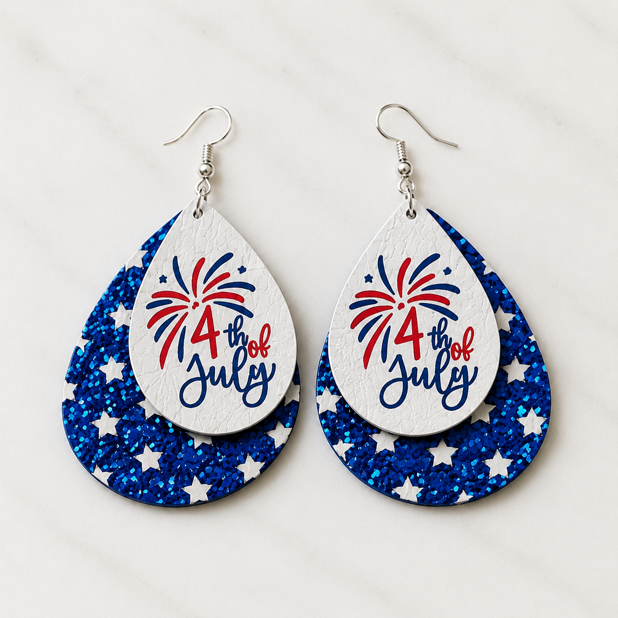 Blue 4th Earrings