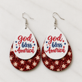 Red 4th of July Earrings