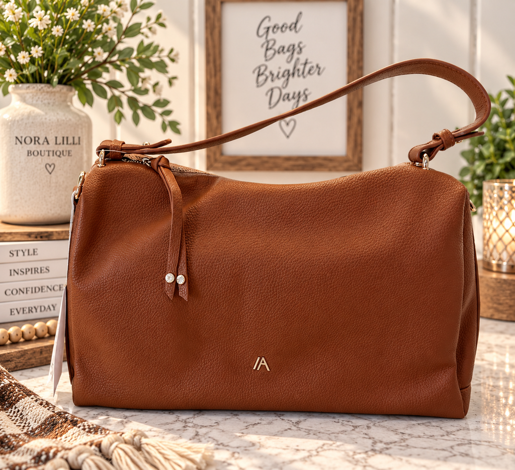 🤎 Everyday Cognac Shoulder Bag