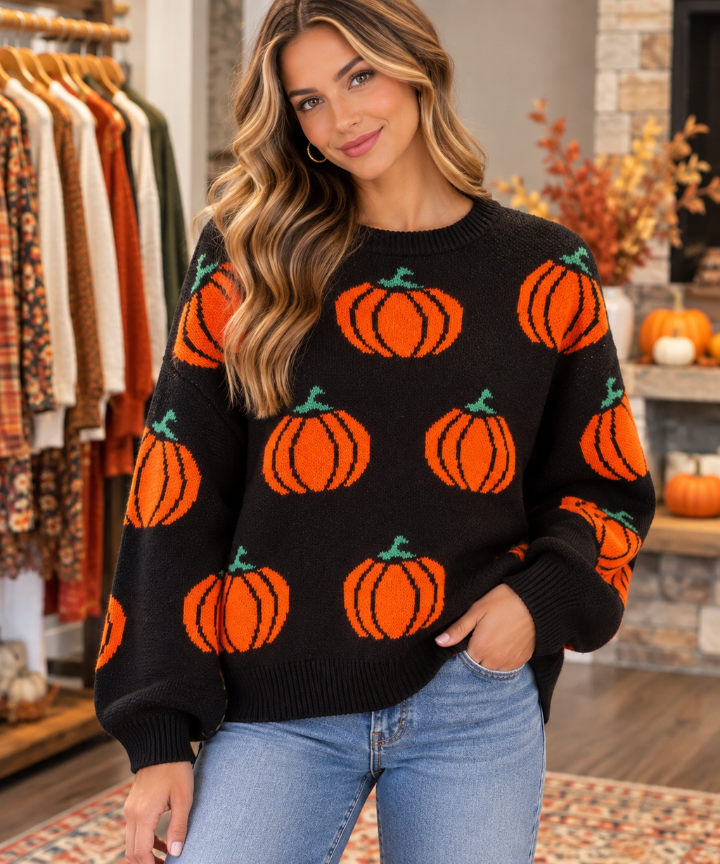 🎃 Pumpkin Patch Sweater
