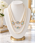 Timeless Elegance Layered Pearl Necklace